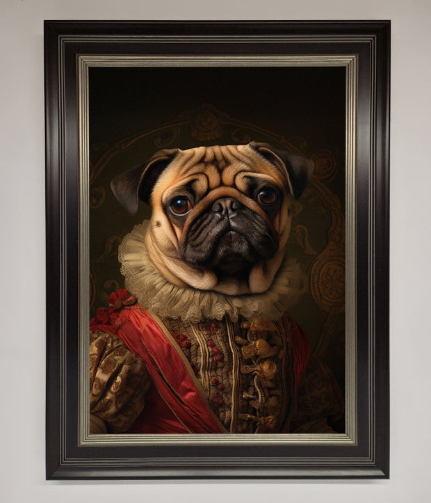 Renaissance Pugs Framed Poster-16