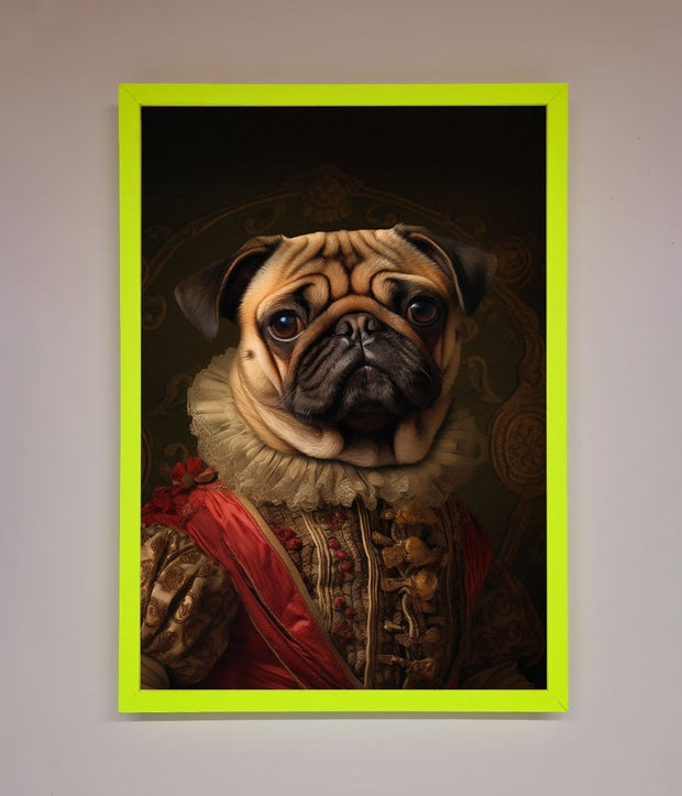 Renaissance Pugs Framed Poster-8