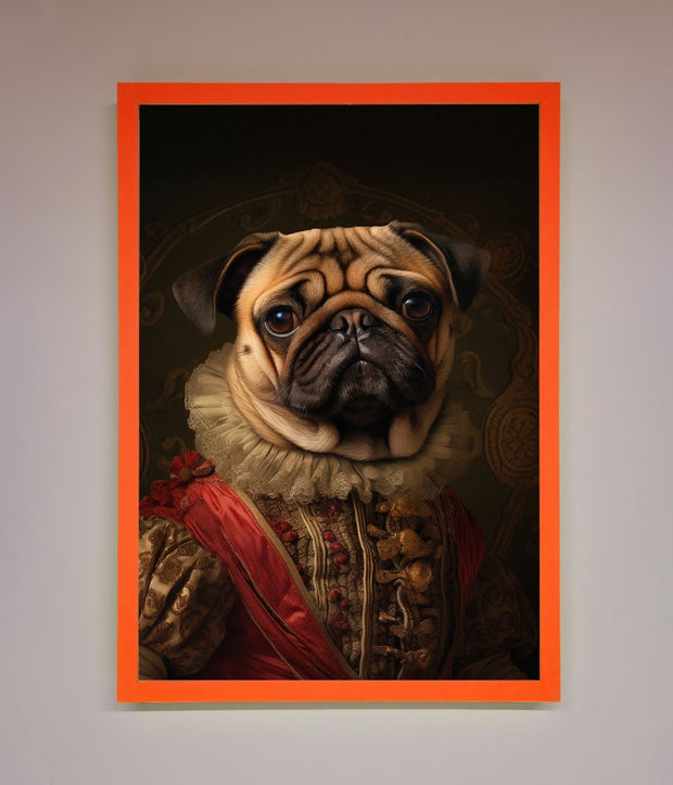 Renaissance Pugs Framed Poster-6