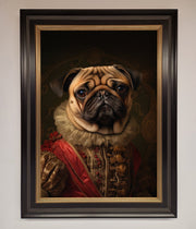 Renaissance Pugs Framed Poster-17