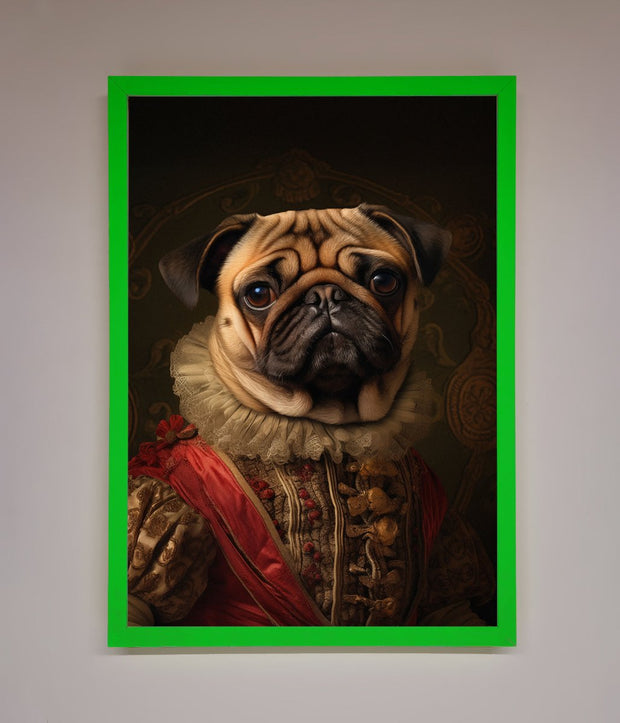 Renaissance Pugs Framed Poster-9