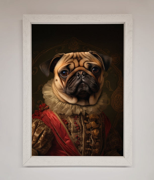 Renaissance Pugs Framed Poster-2