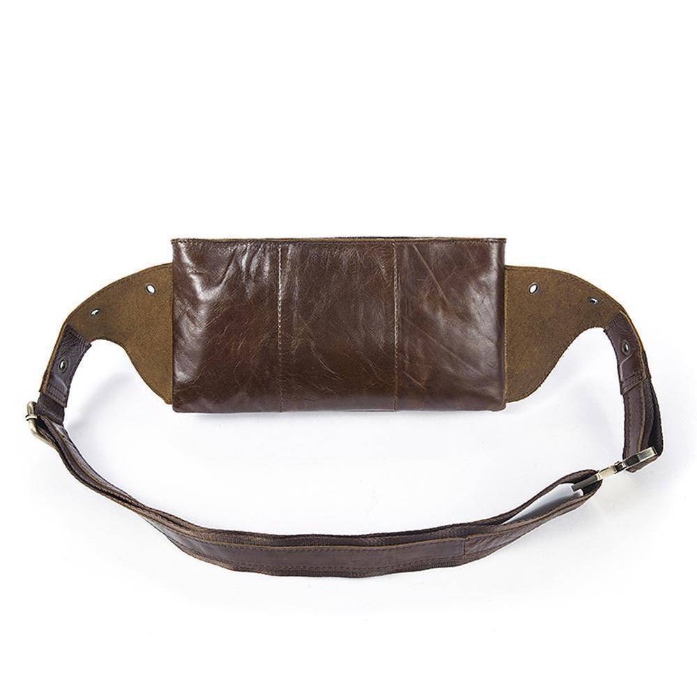 Rossie Viren  Vintage Brown Waist  Shoulder Bag-3