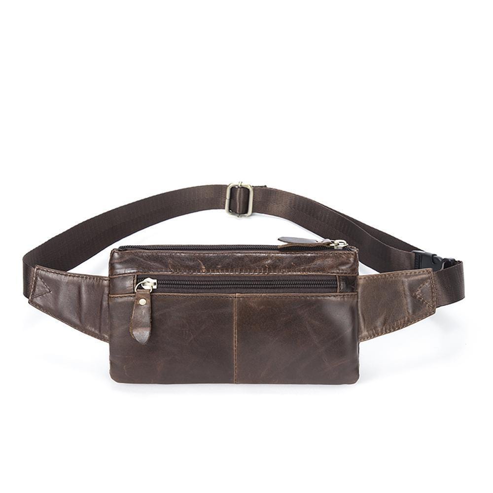 Rossie Viren  Vintage Calfskin  Leather  Waist Bag,Fanny Pack,Belt Bag-2