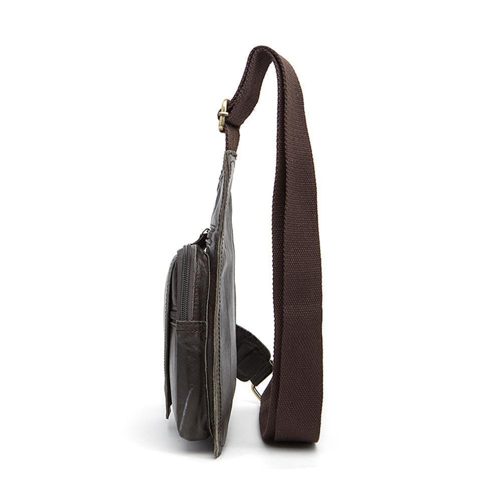 Rossie Viren Vintage Leather Mini Messenger Bag-2