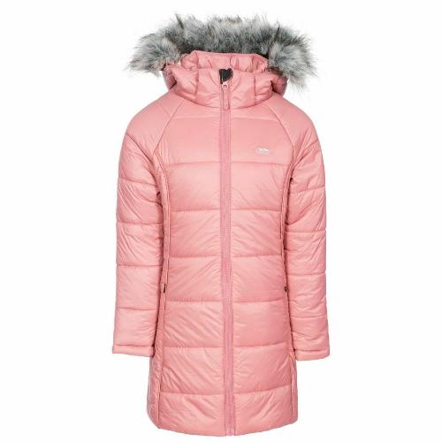 Trespass Girls Elimore Padded Hooded Casual Coat-1