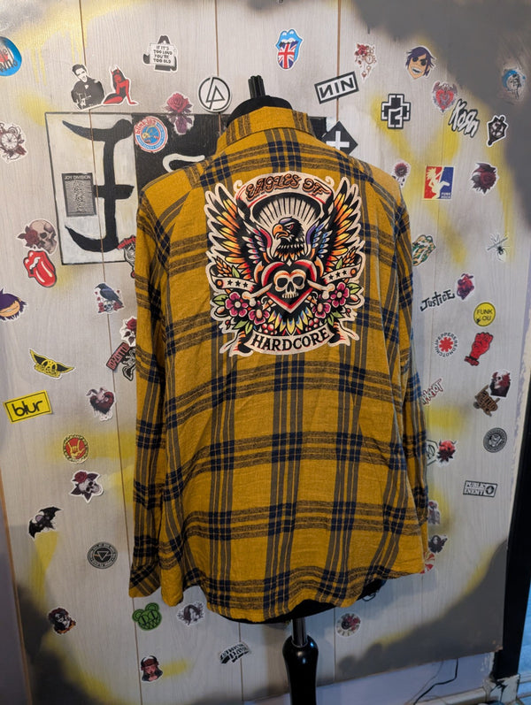 Women's Eagles Of Hardcore Shirt Checked Shirt-0