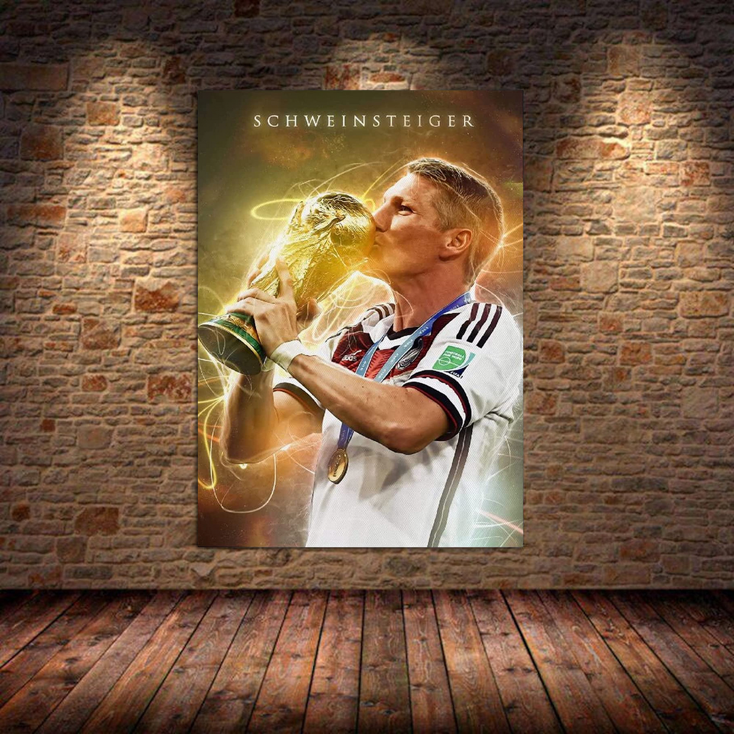 Poster Fußball Christiano Ronaldo und Messi  als Deko Print ohne Rahmen-9