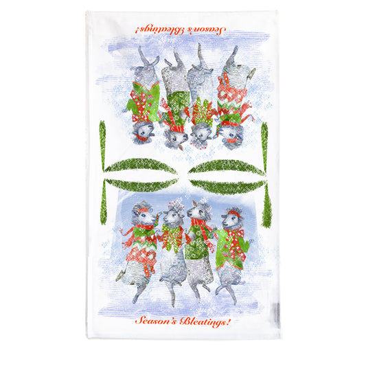 Season's Bleatings Tea Towel-0