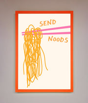 Send Noods Framed Poster-11