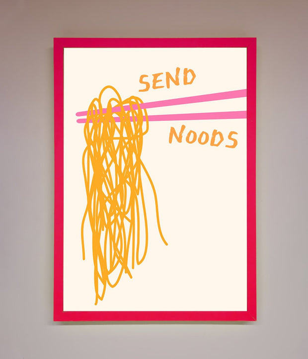 Send Noods Framed Poster-0