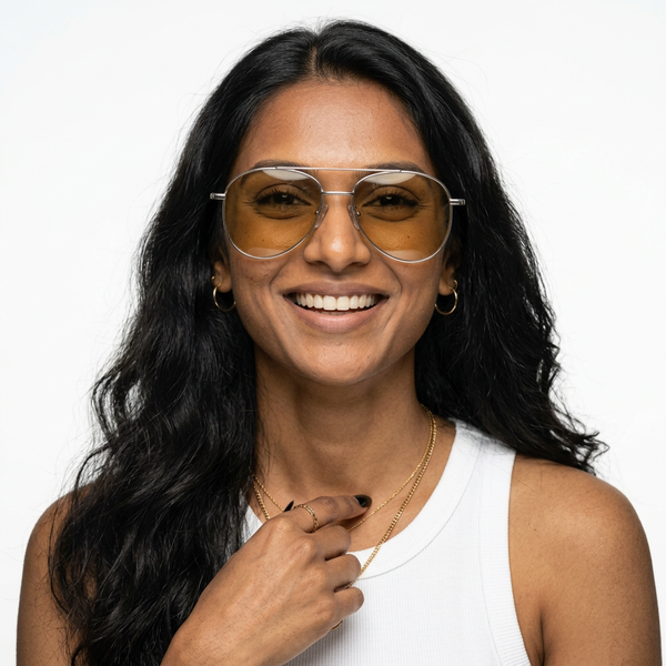 Adventurous Metal Pilot Sunglasses-0
