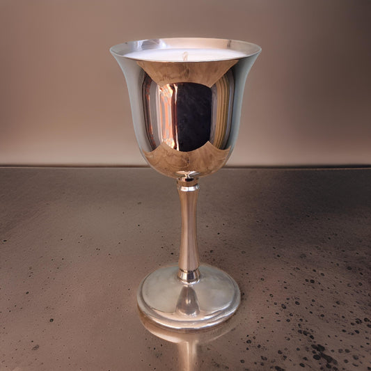 Silver Goblet Scented Candles-0