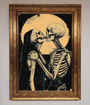 Skeleton Embrace Framed Poster-7