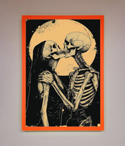 Skeleton Embrace Framed Poster-10