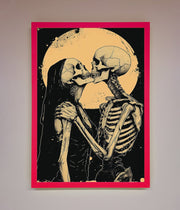 Skeleton Embrace Framed Poster-13