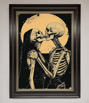 Skeleton Embrace Framed Poster-8