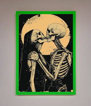 Skeleton Embrace Framed Poster-11