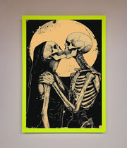 Skeleton Embrace Framed Poster-12