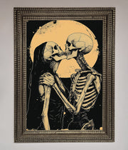 Skeleton Embrace Framed Poster-16