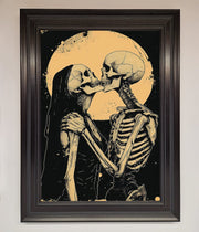 Skeleton Embrace Framed Poster-6