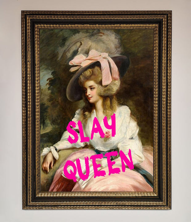 Slay Queen Framed Poster-18