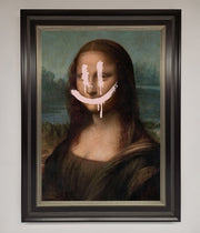 Smiley Mona Framed Poster-8