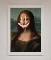 Smiley Mona Framed Poster-2