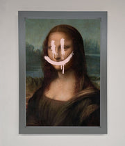 Smiley Mona Framed Poster-4