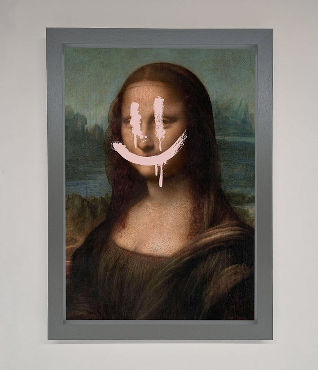 Smiley Mona Framed Poster-4