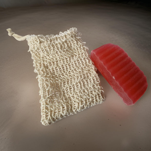 Linen Exfoliating Soap Saver Bag-4
