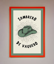 Sombrero De Vaquero Framed Wall Art-14