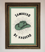 Sombrero De Vaquero Framed Wall Art-18