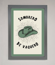 Sombrero De Vaquero Framed Wall Art-3