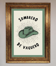Sombrero De Vaquero Framed Wall Art-7