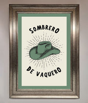 Sombrero De Vaquero Framed Wall Art-5