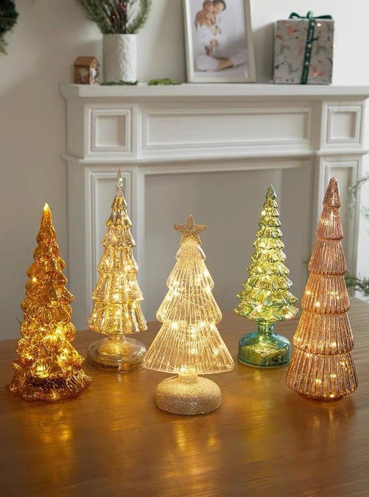 Sparkling Christmas Tree Led Light, Elegant Table Setting & Tablescape Decor Centerpiece-2