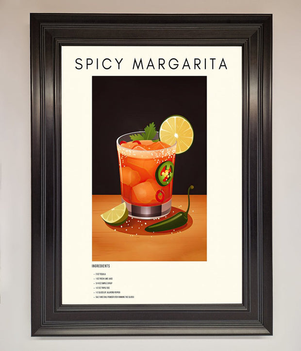 Spicy Margarita A1 Framed Poster-6
