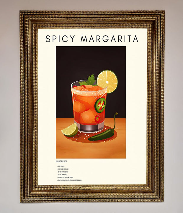 Spicy Margarita A1 Framed Poster-15