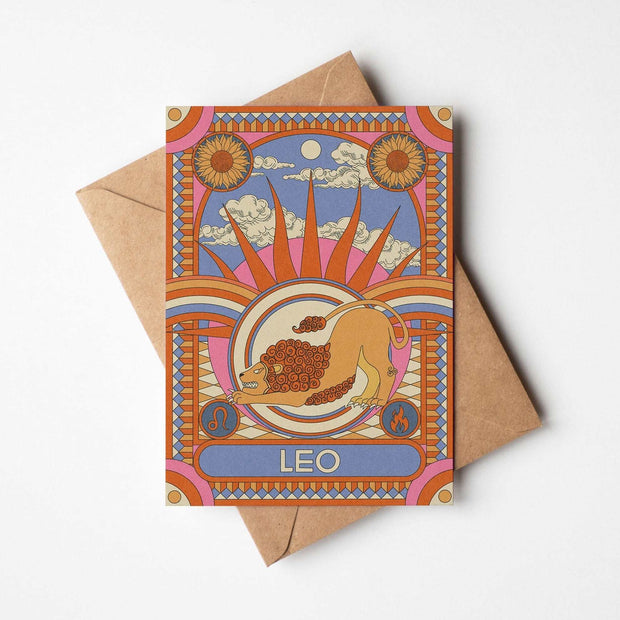 Star Sign Zodiac Horoscope Celestial Greetings Card | Fully Recycled-5