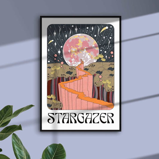 Stargazer art print-0