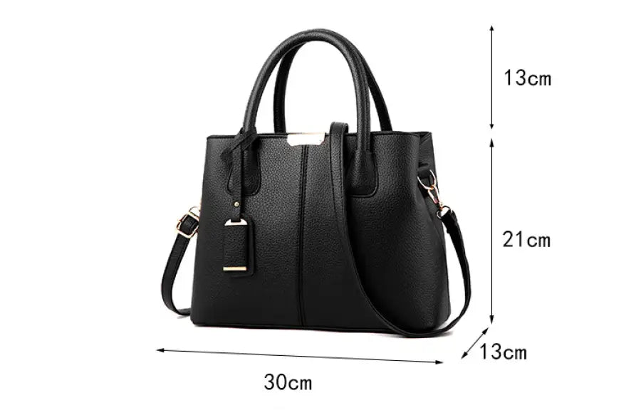 Stylish Leather Handbag Diagonal-3