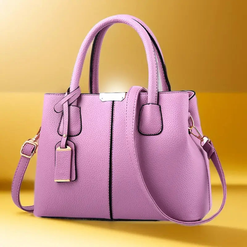 Stylish Leather Handbag Diagonal-9