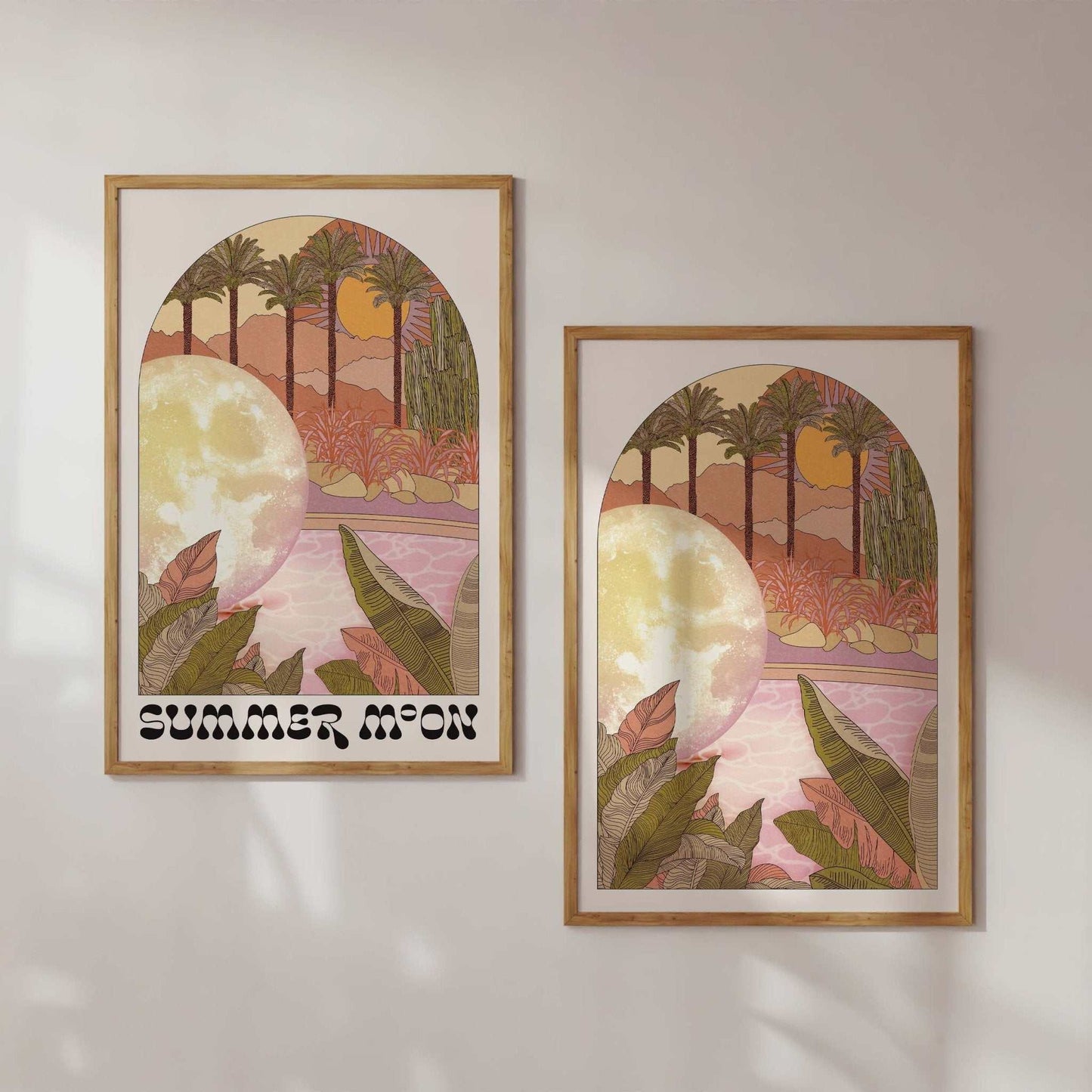 Summer Moon Art Print-2