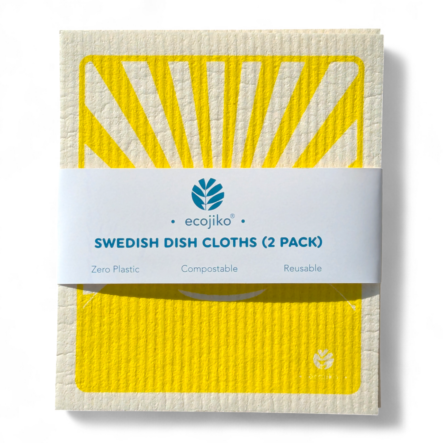 Swedish Dish Cloths | Reusable Compostable Cleaning Cloths (2 pack)-1