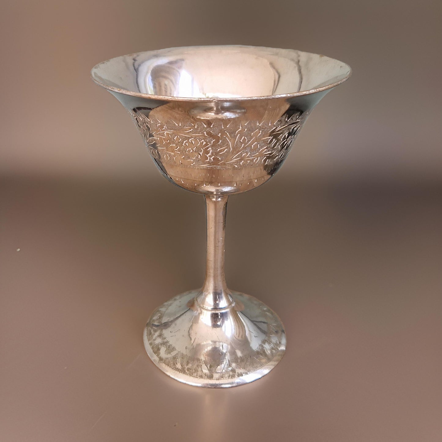 Silver Goblet | Palo Santo Scented Candle-3