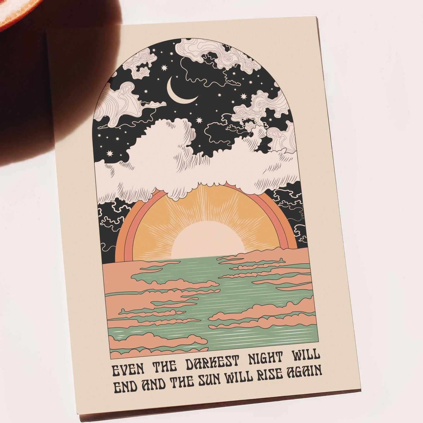 The Sun Will Rise Art Print-0