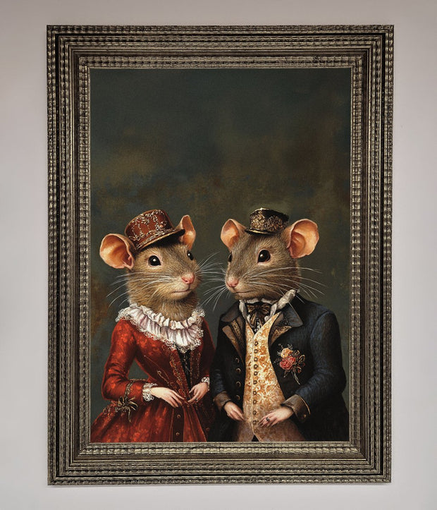 The Victorian Mice Framed Poster-0