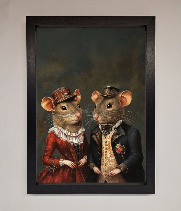 The Victorian Mice Framed Poster-1