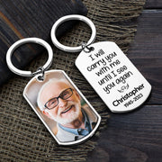 Personalised Memorial Keyring | Until I See You Again | Sympathy Gift | Memoriex - Memoriex